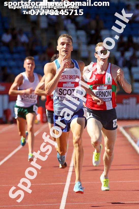 Mens 5000 metres, Muller British Championships, Alexander Stadium, Birmingham. Photo: David T. Hewitson/Sports for All Pics